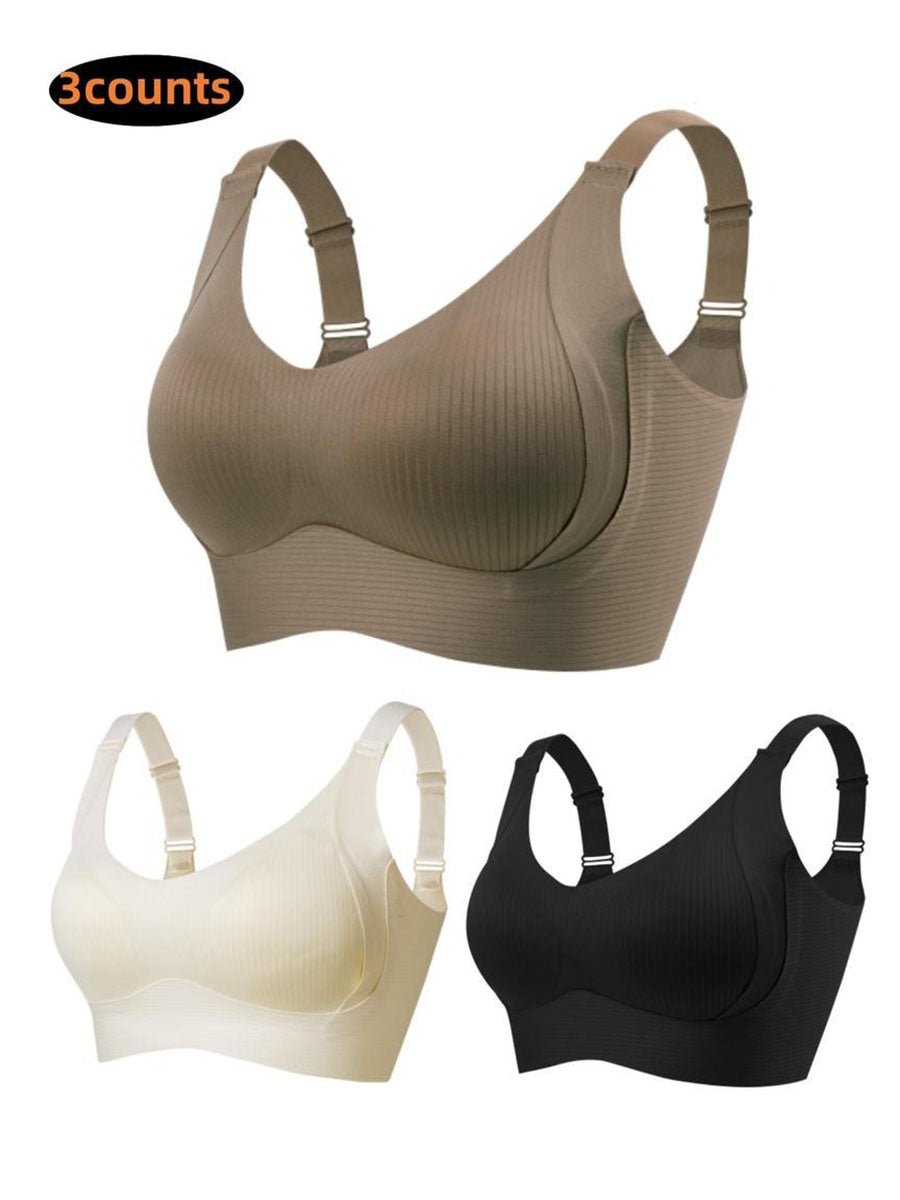 Adjustable Push-Up Bra (Set of 3)