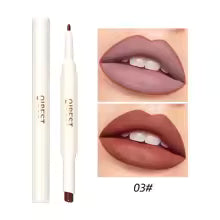 Waterproof 2-in-1 lipstick and lip liner