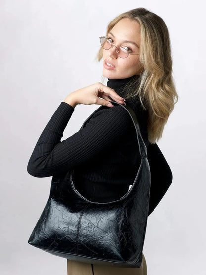 Scarlett Distressed Leather Tote