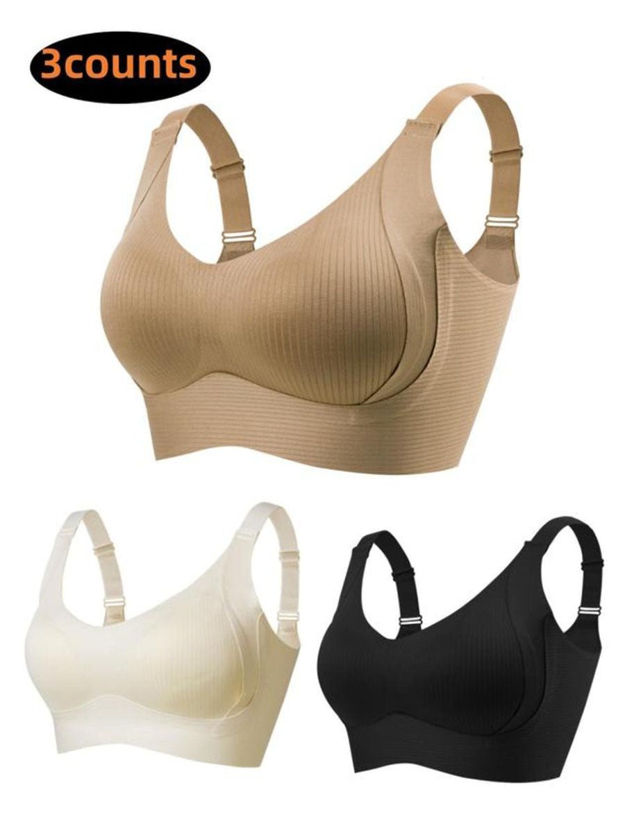 Adjustable Push-Up Bra (Set of 3)