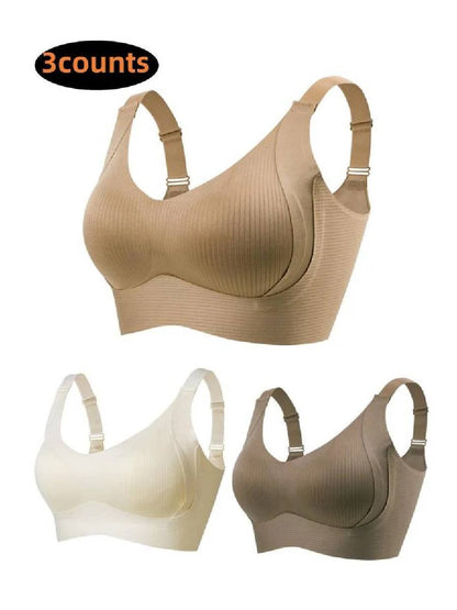 Adjustable Push-Up Bra (Set of 3)