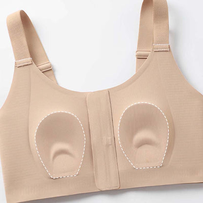 Seamless Zipper Bra
