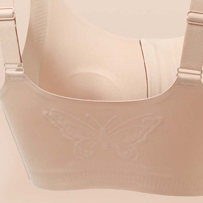 Seamless Zipper Bra