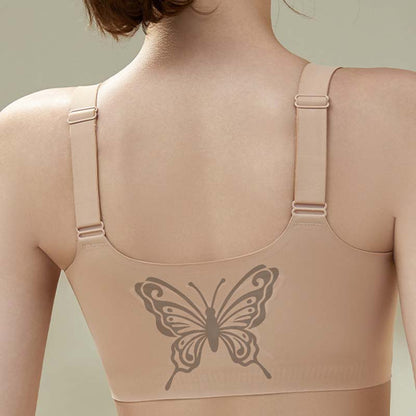 Seamless Zipper Bra