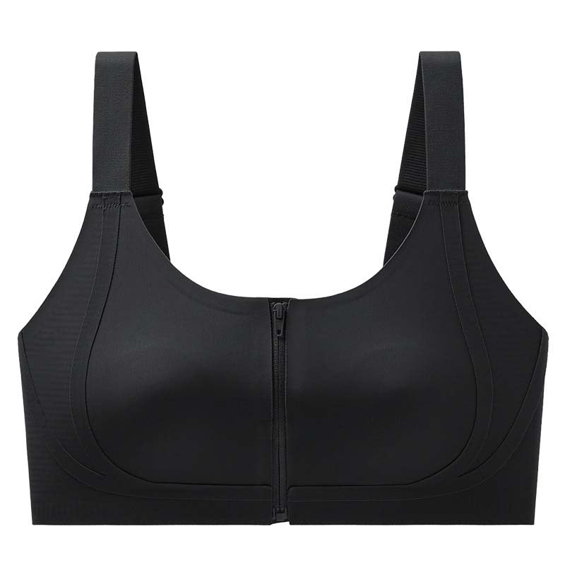 Seamless Zipper Bra