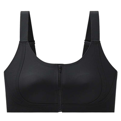 Seamless Zipper Bra