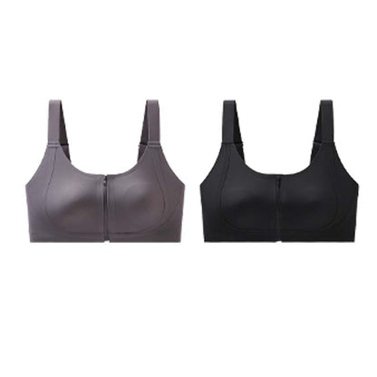 Seamless Zipper Bra