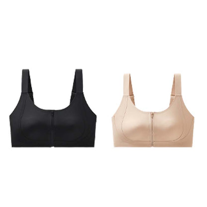 Seamless Zipper Bra